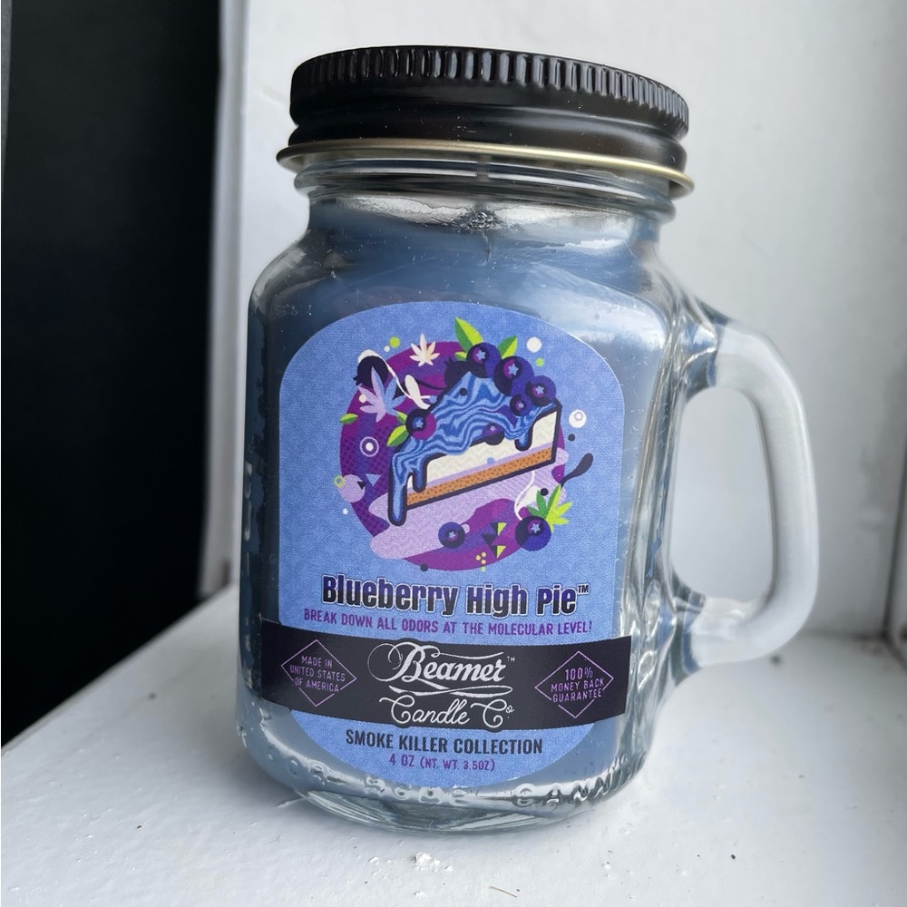 Blueberry High Pie Mason Jar Candle